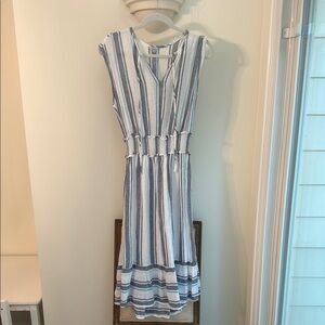 Striped Sleeveless Dress